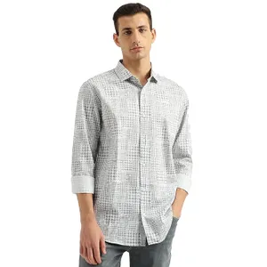UNITED COLORS OF BENETTON Men's Cotton Slim Fit Shirt